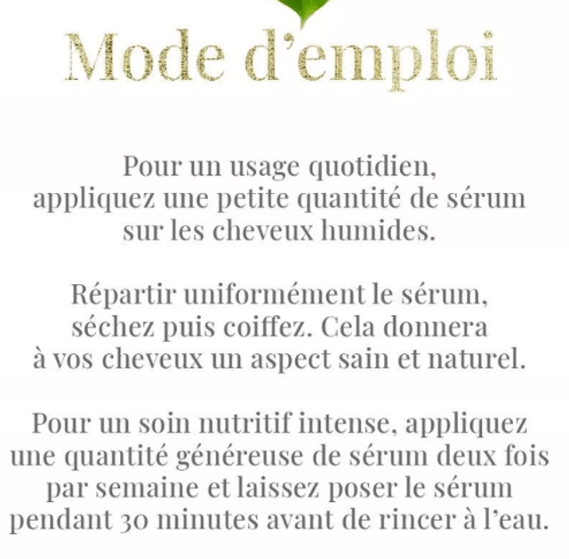 Sérum protecteur vitaminé - Ricin
