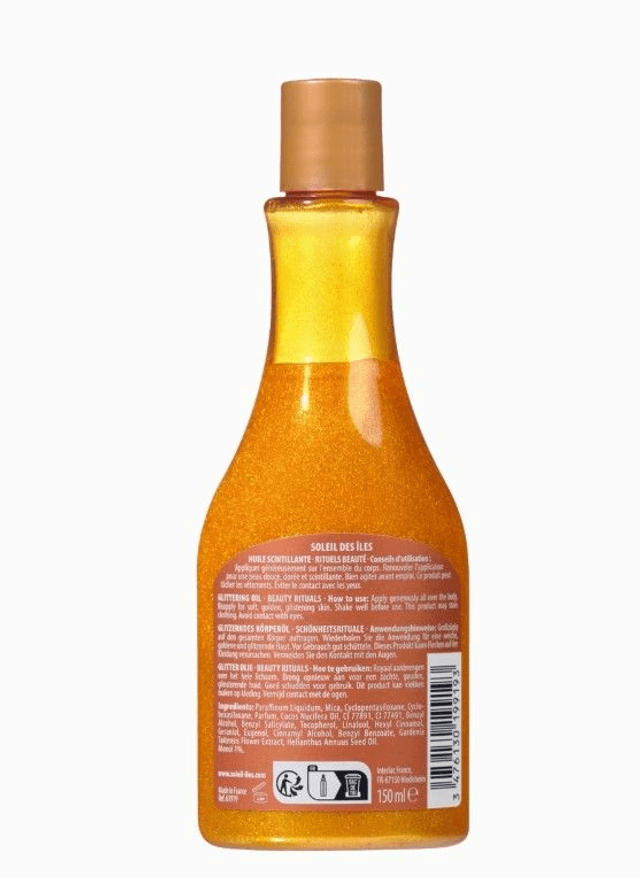 HUILE SCINTILLANTE PARFUM TIARE 