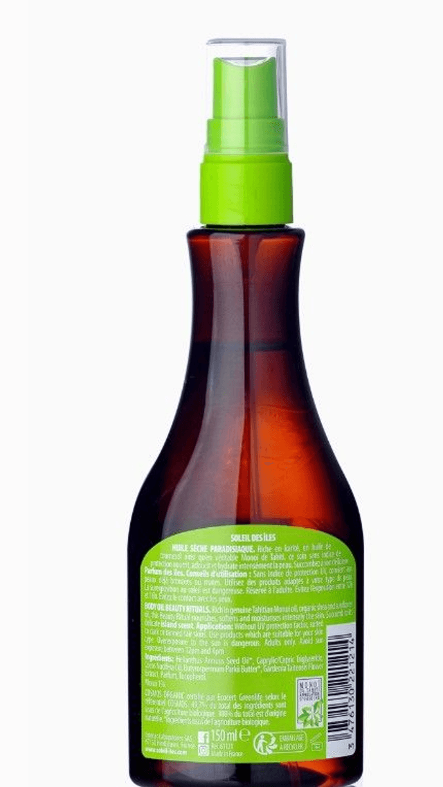 HUILE SECHE PARADISIAQUE BIO  - 150ml