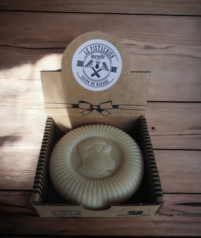 Savon à Barbe à l’huile de pistache 110 gr