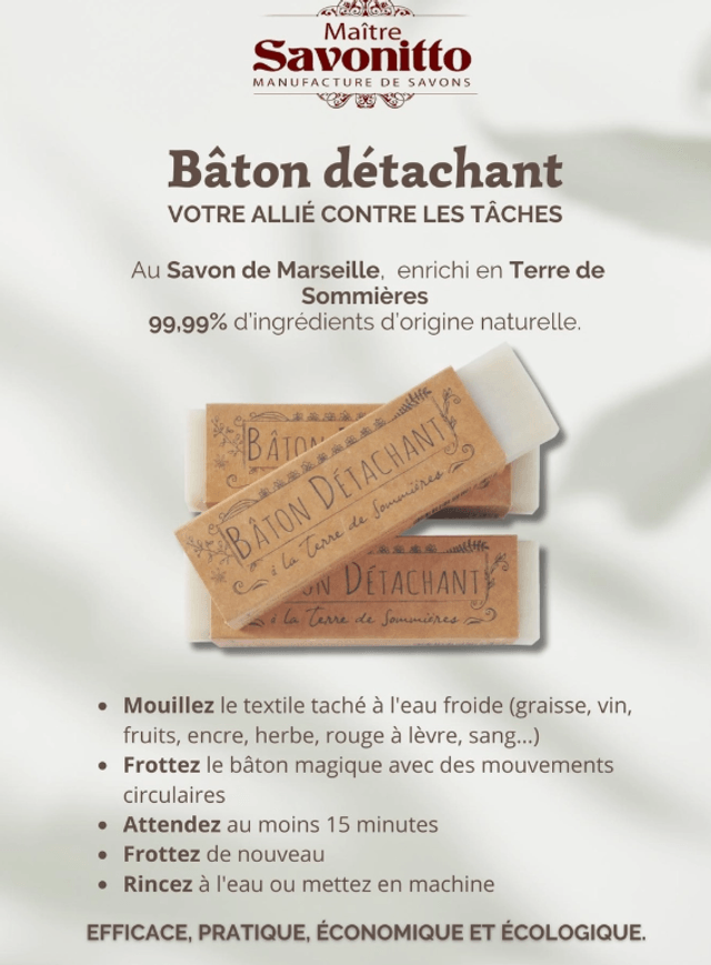  Bâton Détachant À La Terre De Sommières