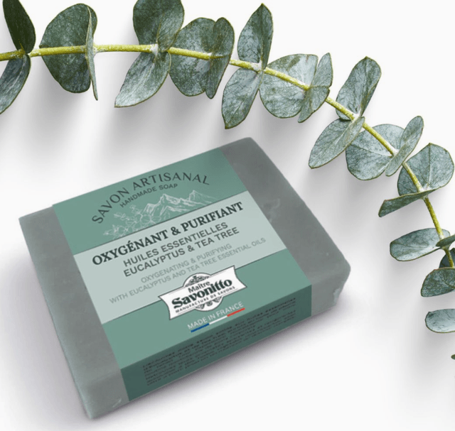 Savon "Oxygénant & Purifiant" Eucalyptus et tea tree