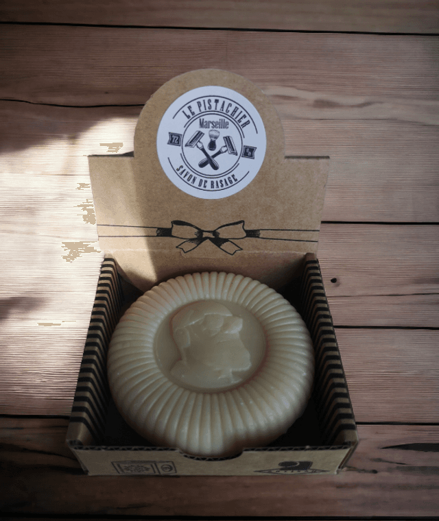 Savon à Barbe à l’huile de pistache 110 gr